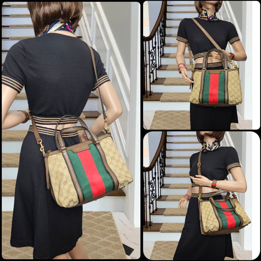 Gucci Rania Top Handle 2-Way Bag - Picture 17 of 17